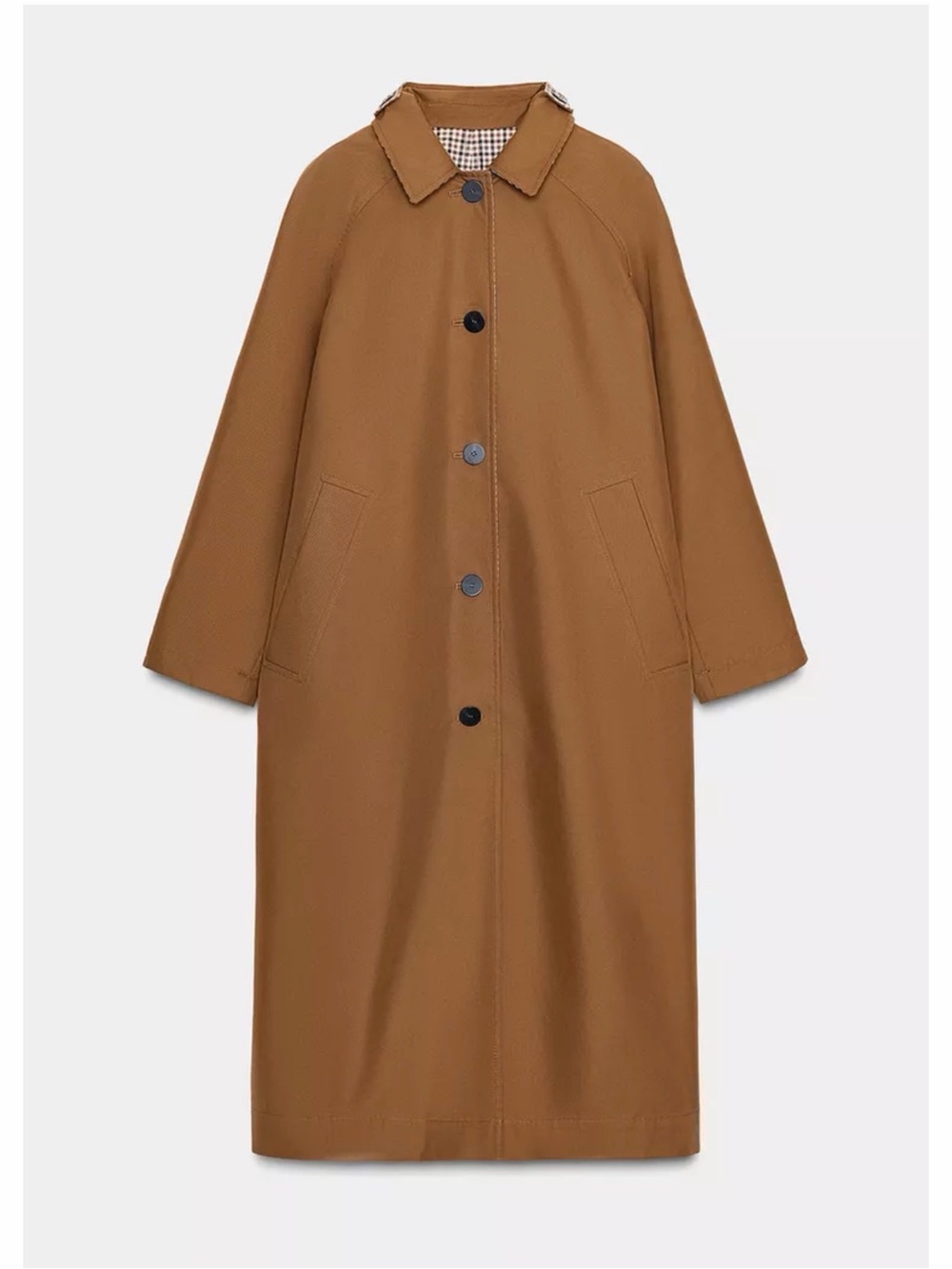 Zara collection réversible trench coat - Picture 5 of 8